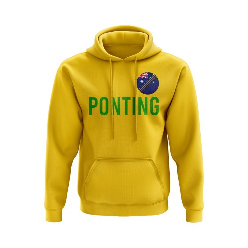 Ricky Ponting Australia Name Hoody (Yellow)