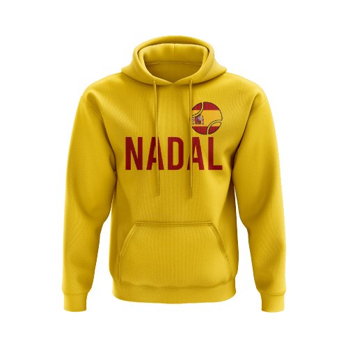 Rafael Nadal Spain Name Hoody (Yellow)