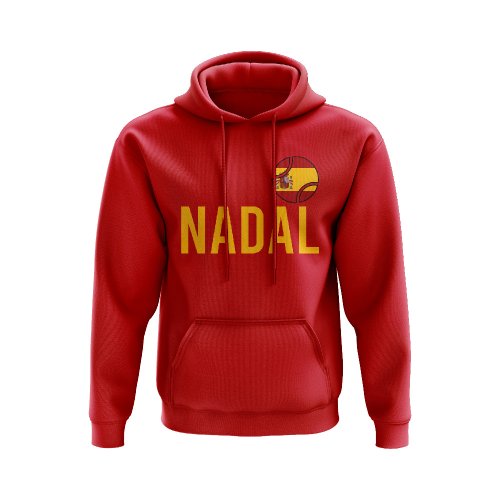 Rafael Nadal Spain Name Hoody (Red)