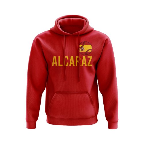 Carlos Alcaraz Spain Name Hoody (Red)