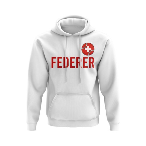 Roger Federer Switzerland Name Hoody (White)