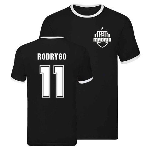 Real Madrid Ringer T-shirt (Rodrygo 11)