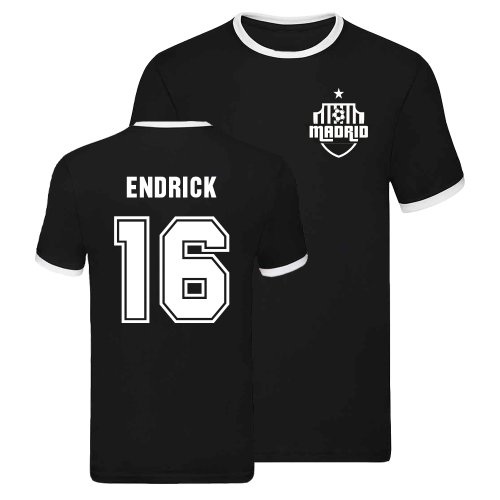 Real Madrid Ringer T-shirt (Endrick 16)