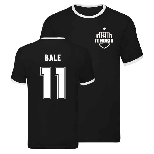 Real Madrid Ringer T-shirt (Gareth Bale 11)