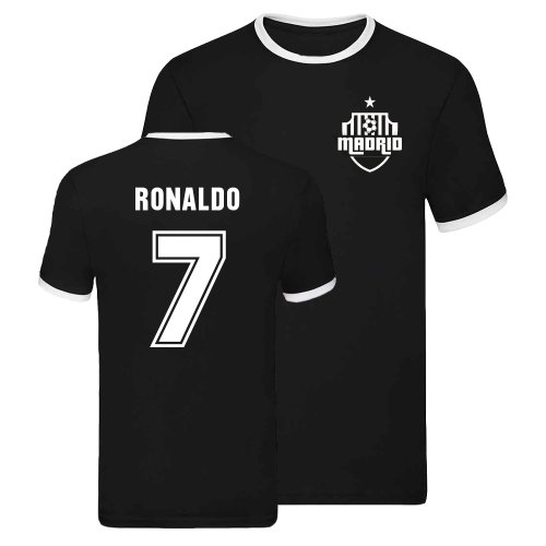 Real Madrid Ringer T-shirt (Cristiano Ronaldo 7)