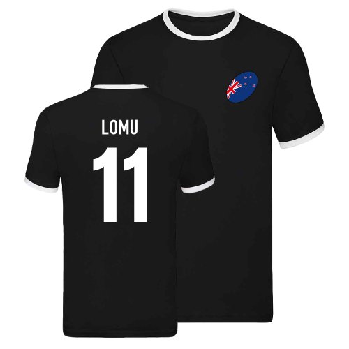 All Blacks Ringer T-shirt (Jonah Lomu 11)