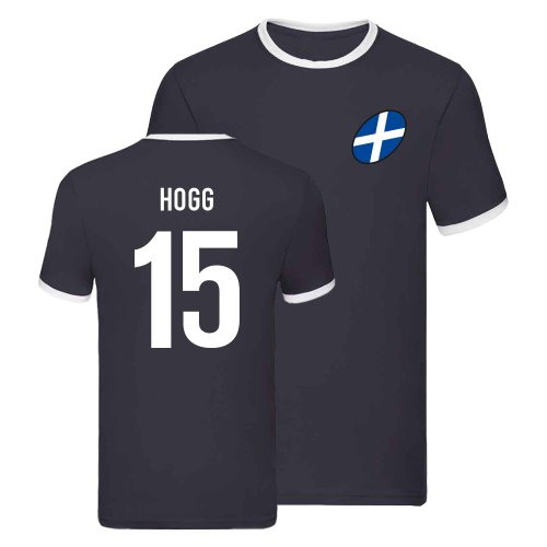 Scotland Rugby Ringer T-shirt (Stuart Hogg 15)