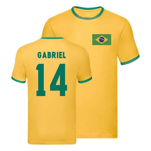 Brazil Ringer T-Shirt (Gabriel 14)