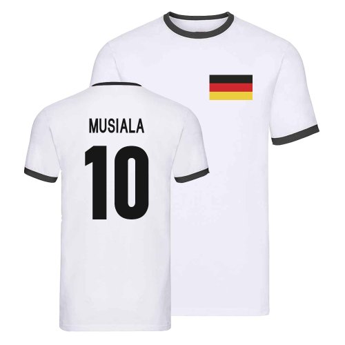 Germany Ringer T-Shirt (Jamal Musiala 10)