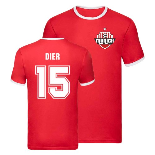 Bayern Munich Ringer T-Shirt (Eric Dier 15)