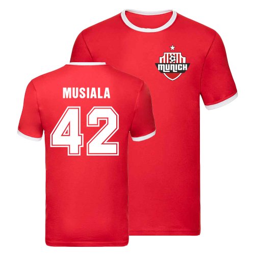 Bayern Munich Ringer T-Shirt (Jamal Musiala 42)