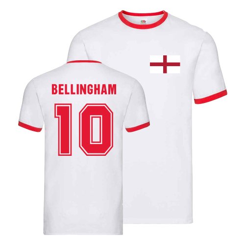 England Ringer T-Shirt (Jude Bellingham 10)