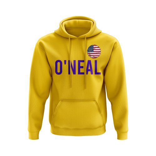 Shaquille Oneal USA Name Hoody (Yellow)