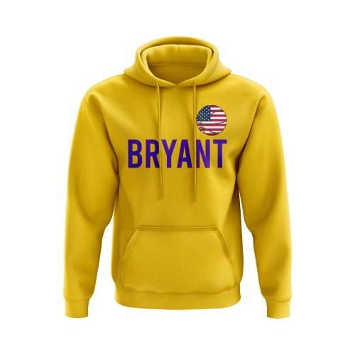 Kobe Bryant USA Name Hoody (Yellow)