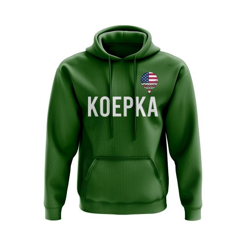 Brooks Koepka USA Golf Name Hoody (Green)