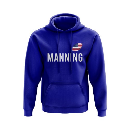 Peyton Manning USA Name Hoody (Royal Blue)