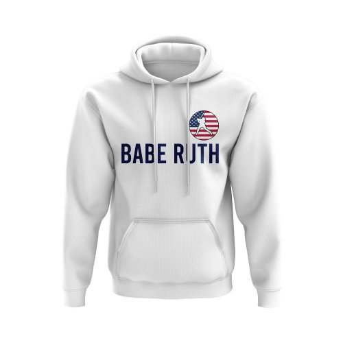 Babe Ruth USA Name Hoody (White)