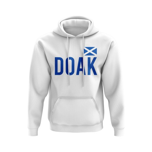 Ben Doak Scotland Name Hoody (White)