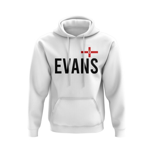 Jonny Evans Northern Ireland Name Hoody (White)