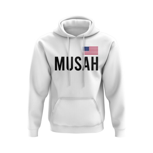 Yunus Musah USA Name Hoody (White)