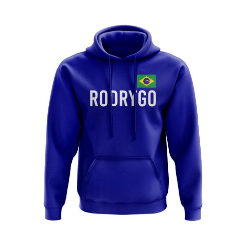 Rodrygo Brazil Name Hoody (Blue)