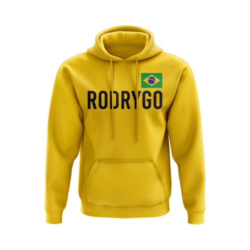 Rodrygo Brazil Name Hoody (Yellow)