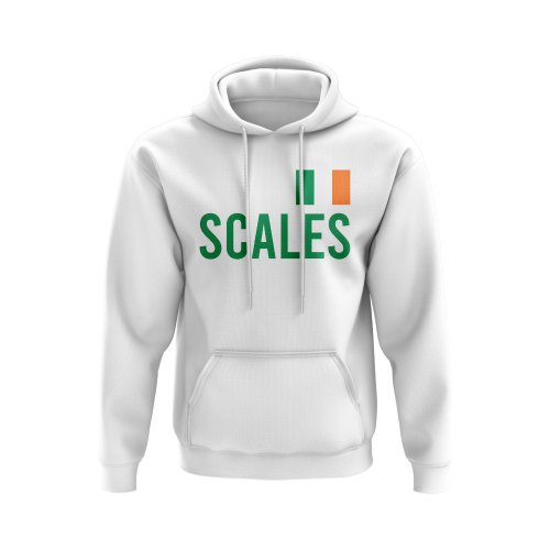 Liam Scales Ireland Name Hoody (White)