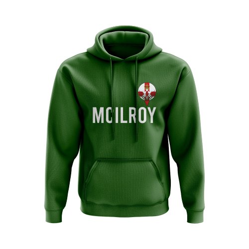 Rory McIlroy Northern Ireland Name Hoody (Green)