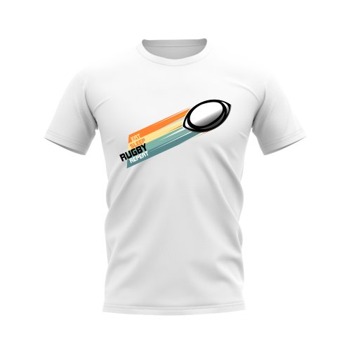 Eat Sleep Rugby Repeat T-Shirt (White/Black)