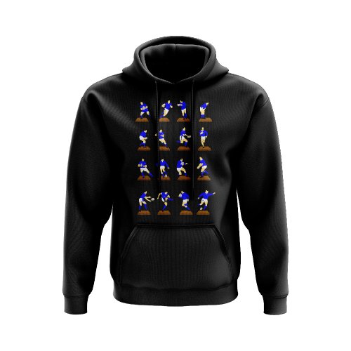 Blue Rugby Figurine Hoody (Black)