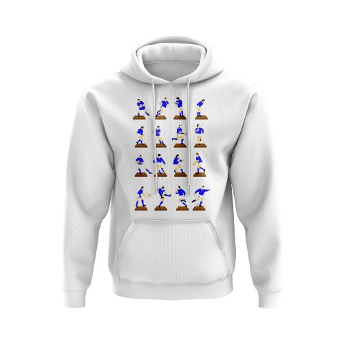 Blue Rugby Figurine Hoody (White)