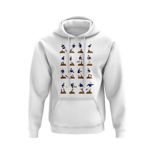 Navy Rugby Figurine Hoody (White)