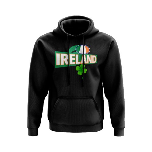 Ireland Rugby National Team Hoody (Black)