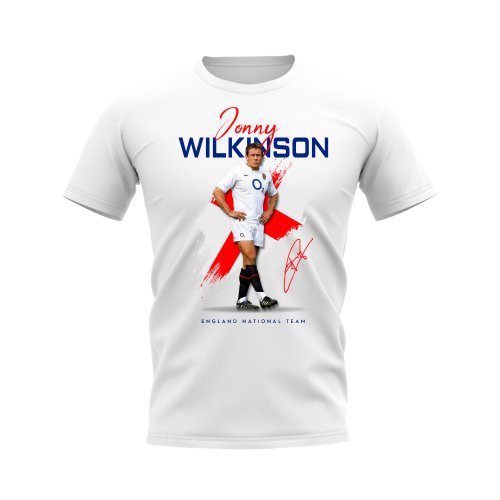 Jonny Wilkinson England Rugby T-Shirt (White)