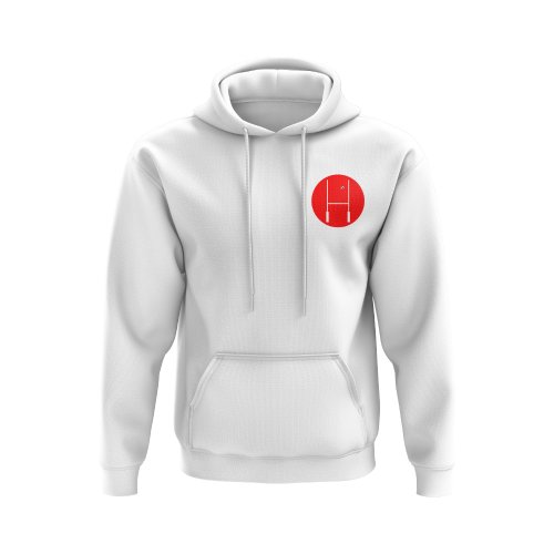 England Rugby Posts Logo Hoody (White)