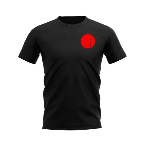 England Rugby Posts Logo T-Shirt (Black)