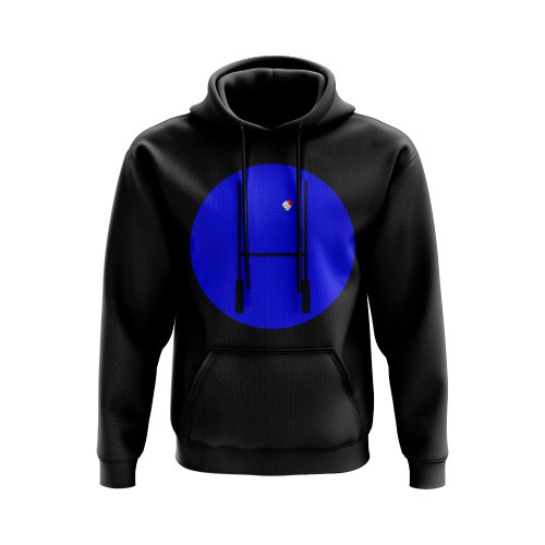 France Rugby Posts Circle Hoody (Black)