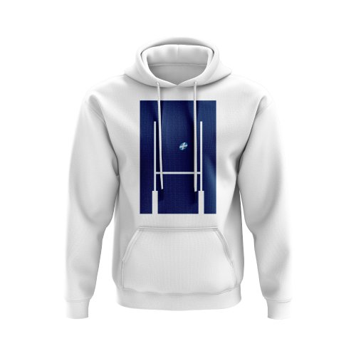 Scotland Rugby Posts Hoody (White)