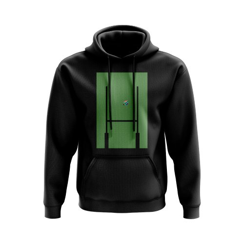 South Africa Rugby Posts Hoody (Black)