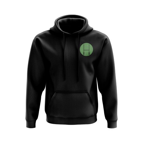 South Africa Rugby Posts Logo Hoody (Black)