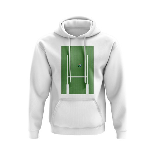 South Africa Rugby Posts Hoody (White)