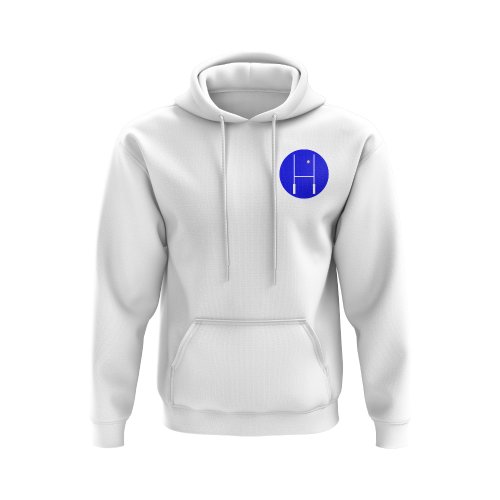 Italy Rugby Posts Logo Hoody (White)