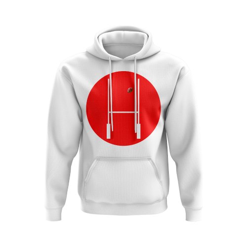 Wales Rugby Posts Circle Hoody (White)