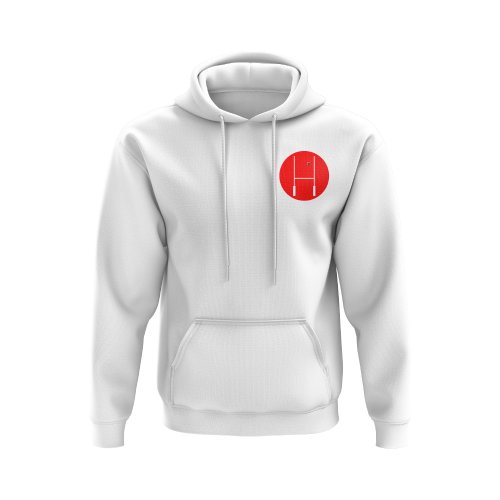 Wales Rugby Posts Logo Hoody (White)