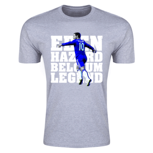 Eden Hazard Belgium Legend T-Shirt (Grey) - Kids