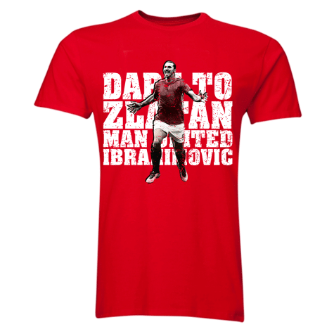 Zlatan Ibrahimovic Dare to Zlatan Man Utd T-Shirt (Red) - Kids