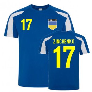 Oleksandr Zinchenko Ukraine Sports Training Jersey (Blue)