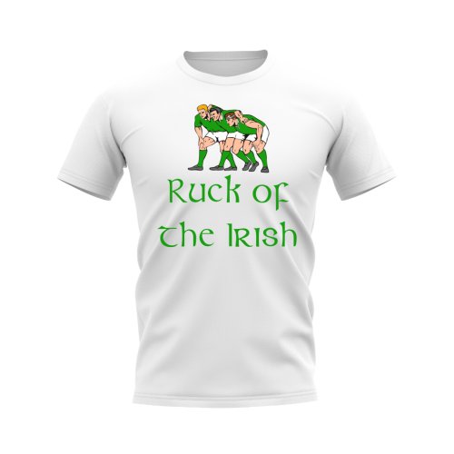 Ruck of the Irish Rugby T-Shirt (White)