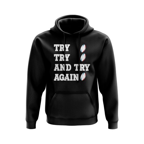 Try, Try & Try Again Hoody (Black)