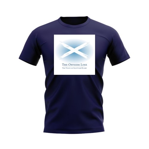 The Offside Line Scottish Rugby T-Shirt (Navy)